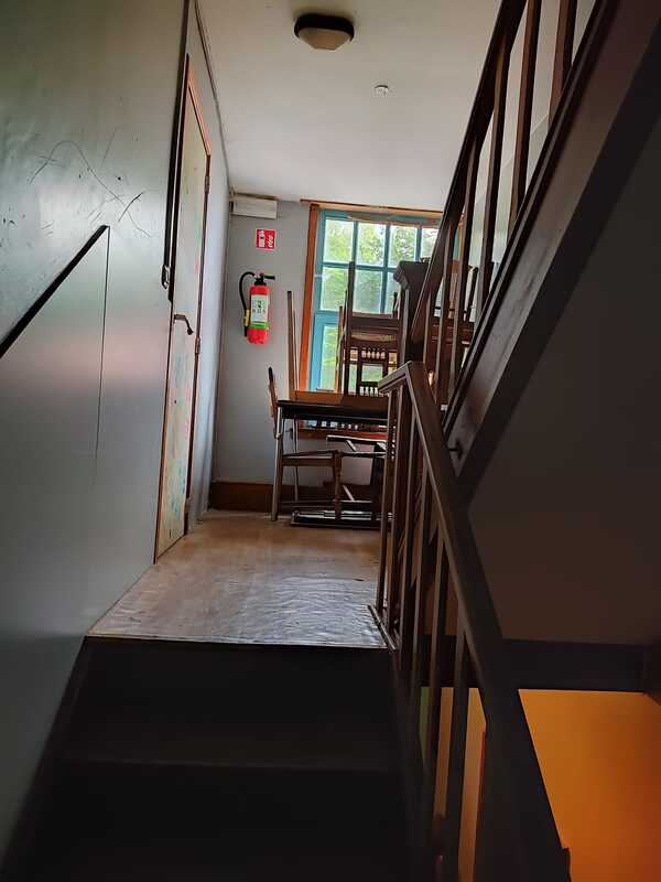 Interieur van de lokalen